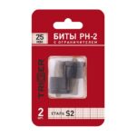 Биты Trigger 84981 Профи PH-2 25 мм c ограничителем для ГКЛ (2 шт.)