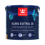 Краска для влажных помещений Tikkurila Euro Extra 20 A полуматовая (2,7 л)