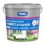 Эмаль универсальная Текс акриловая глянцевая D (2,7 л)
