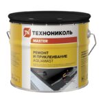 Мастика битумная АкваМаст гидроиз. для ремонта и приклеивания, 3 кг
