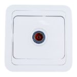 Розетка телевизионная TV с/у Mimoza 12007, 1 гнездо, проходная, IP20