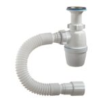 Сифон бутылочный Orio А-40029, 1 1/2"х40мм, решетка d=70мм, литой выпуск