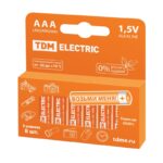 Батарейка алкалиновый тип LR03/ААА, 1,5 В (8 шт.)