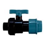 Кран шаровый Spektr компрессионный, комбинир. PN16 НР 25х3/4"