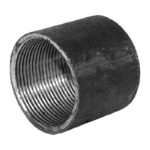 Муфта прямая ДУ20 стальная, черная ГОСТ 8966-75