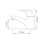 Смеситель для раковины Mix&Fix Jota 4403