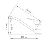 Смеситель для кухни Mix&Fix Jota 4405