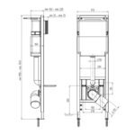 Инсталляция Ани-Пласт WC1310, 370 мм