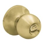 Защелка дверная SCHLOSS 42032 KL-01 с ручкой шар золото (30)