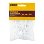 Крестики для кафеля Biber 55605, 4 мм (100 шт.) — изображение 2