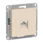 Розетка компьютерная Atlasdesign RJ-45 SE ATN000283, 1 гнездо, 5е, IP20