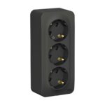 Розетка Atlasdesign Blanca BLNRA010316, 3 гнезда, с/з, 16А, IP20