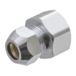 Переходник с обжимной цангой 1/2" x 3/8" В-Н на 10 мм